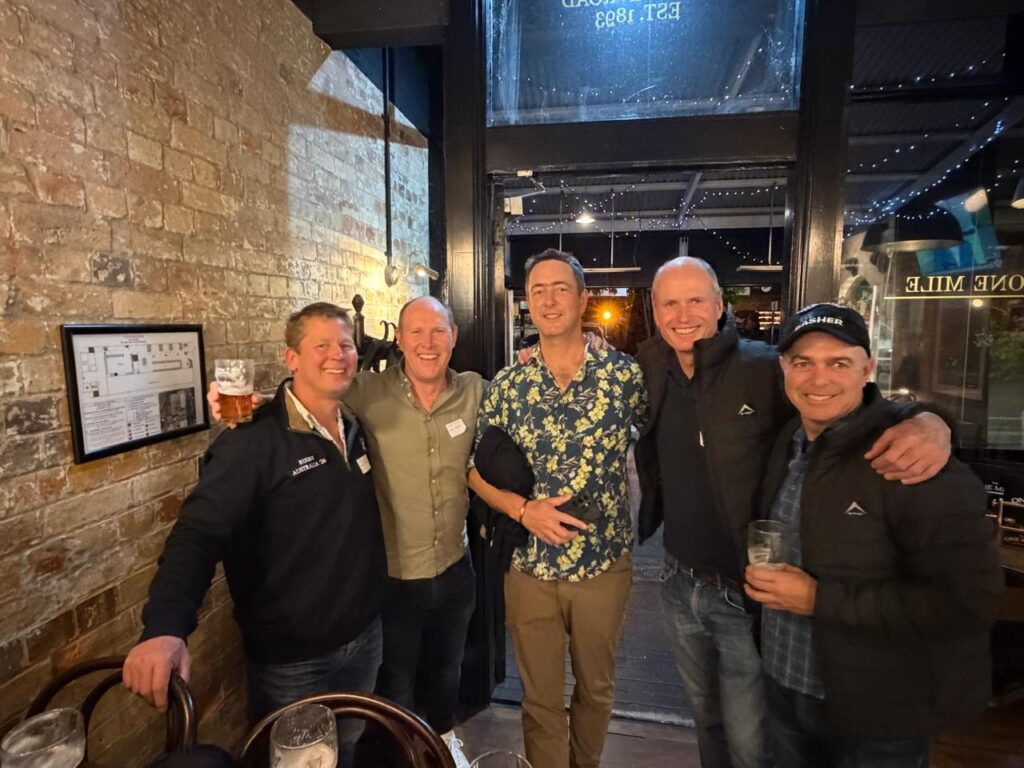 parents on tour declan nurse, shane chorley, andrew campbell, simon white, jamie de wet