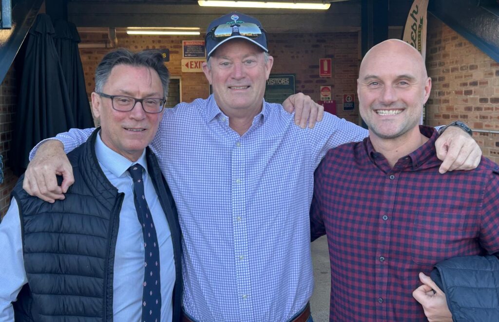 stafford poyser (left), russell brooke and craig leeming