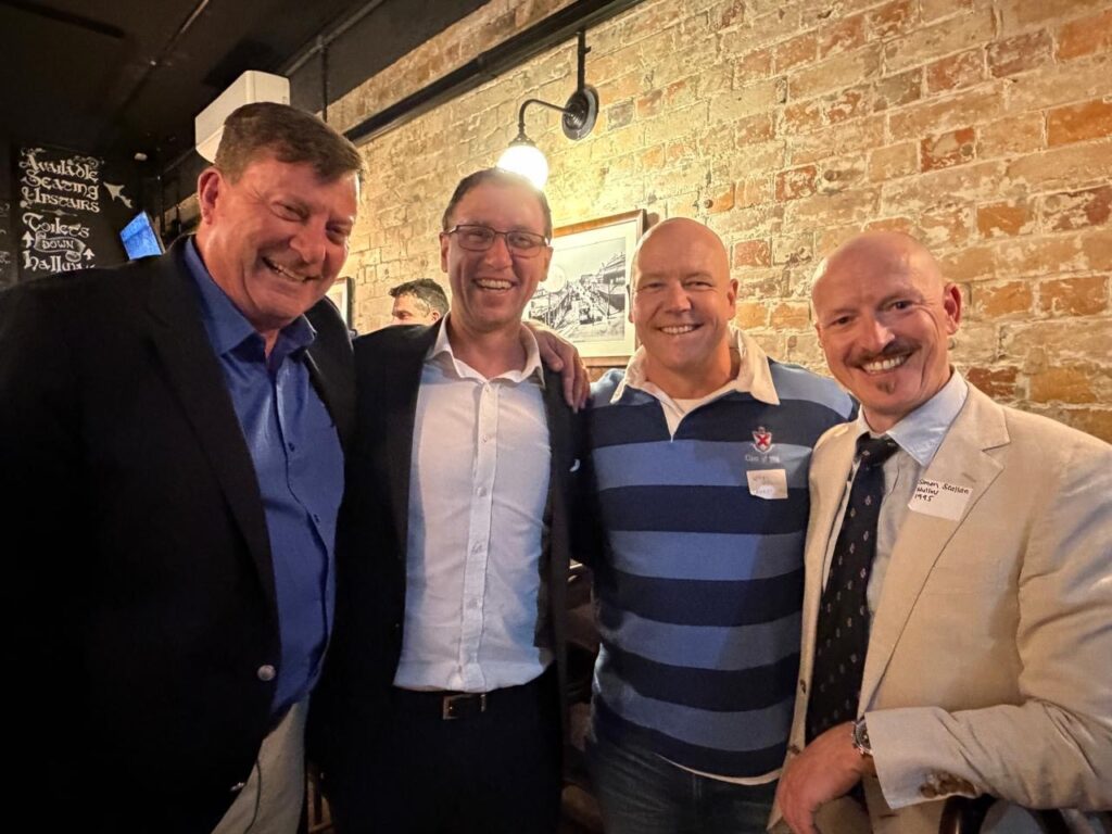 tom hamilton, grant parkin, simon scallan, alistair comyn