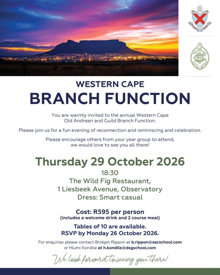 oa guild western cape branch function 2026 invite no link sml